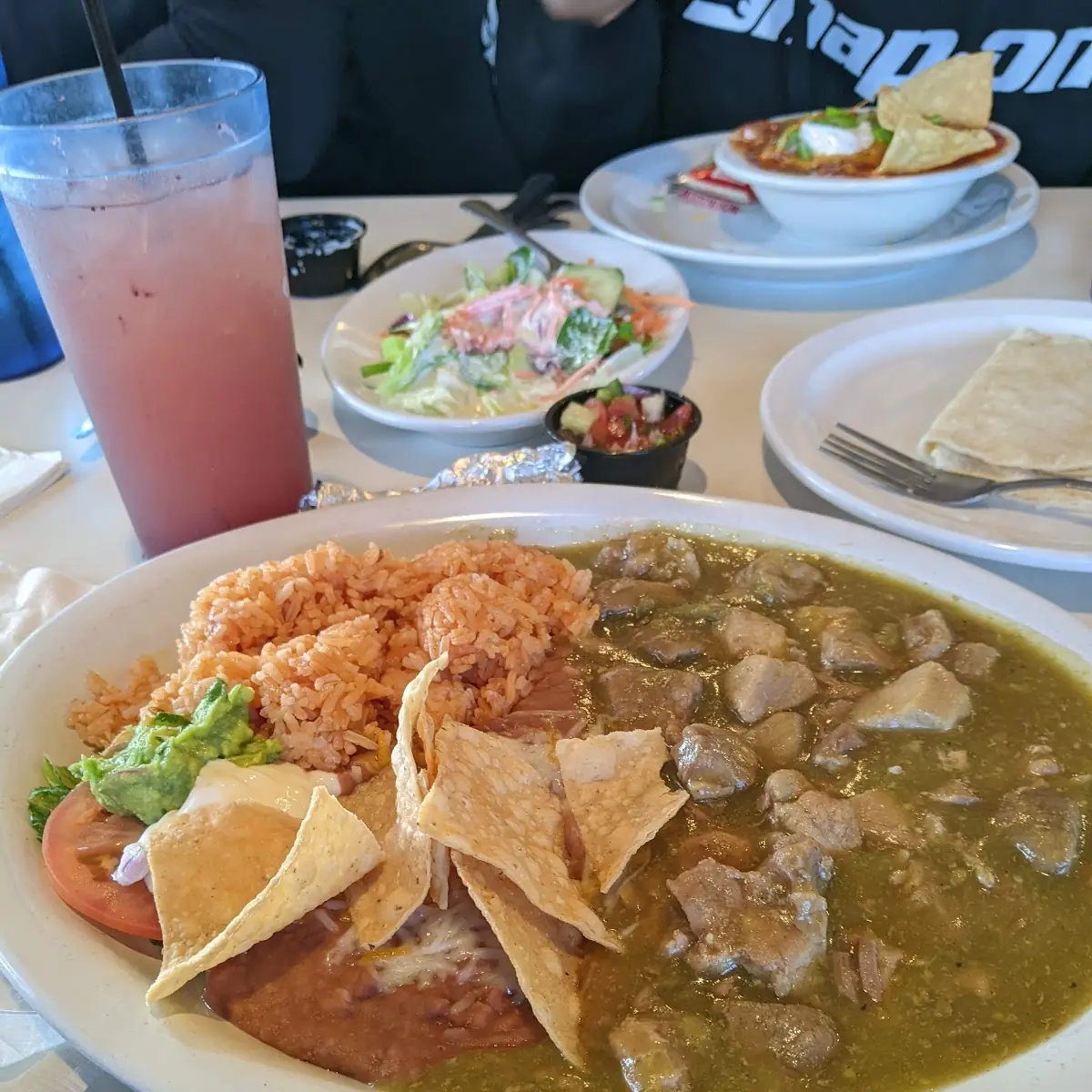 Chile Verde Dinner