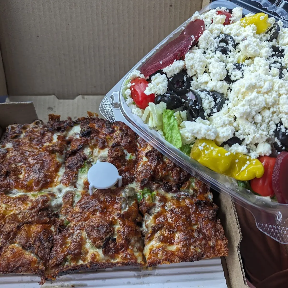 Philly Cheesesteak Pizza