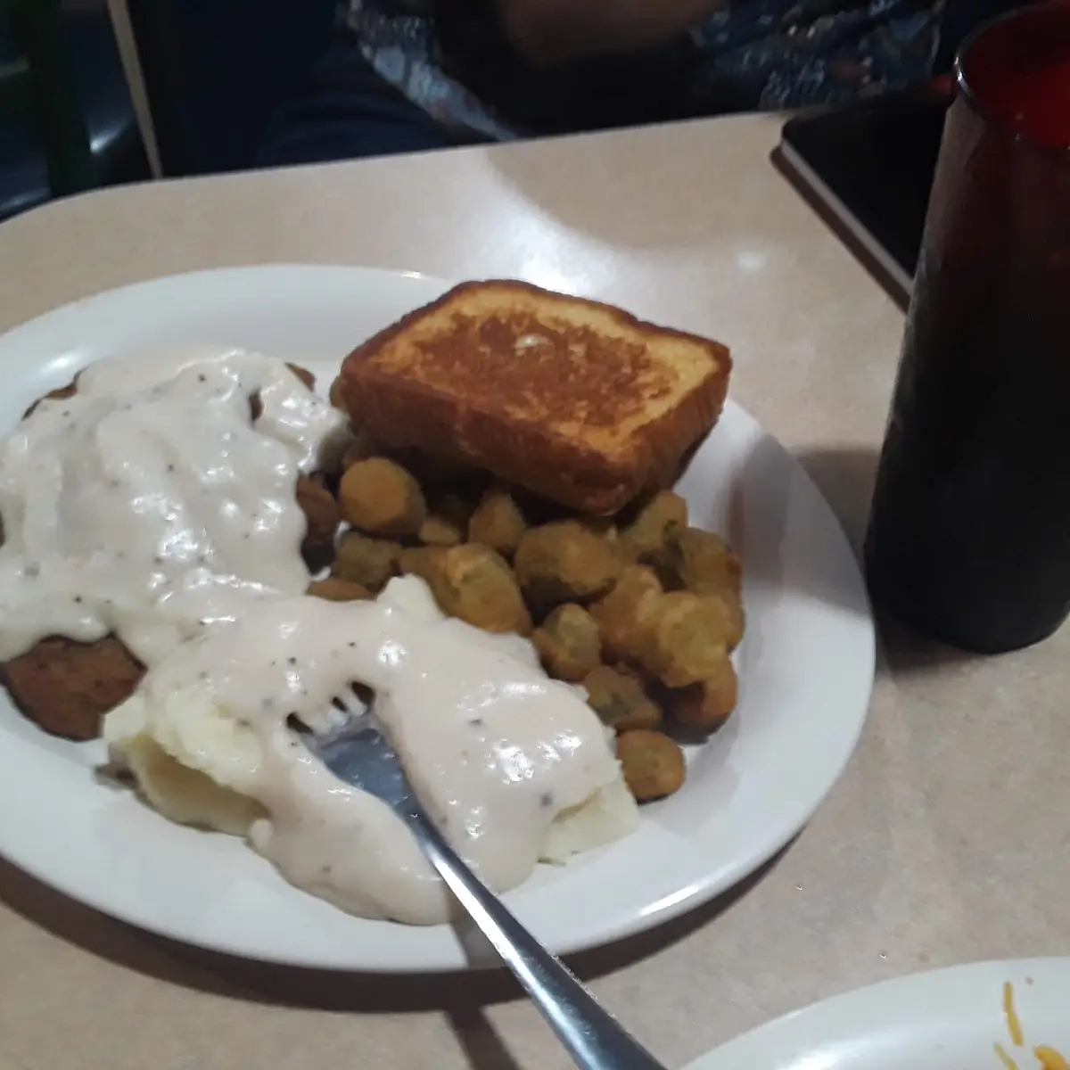 Chicken Fried Steak and Mashed Potatoes and Gravy