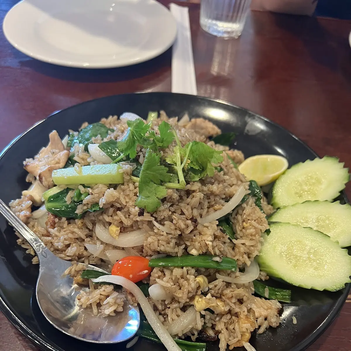Hot Basil Fried Rice Vegan