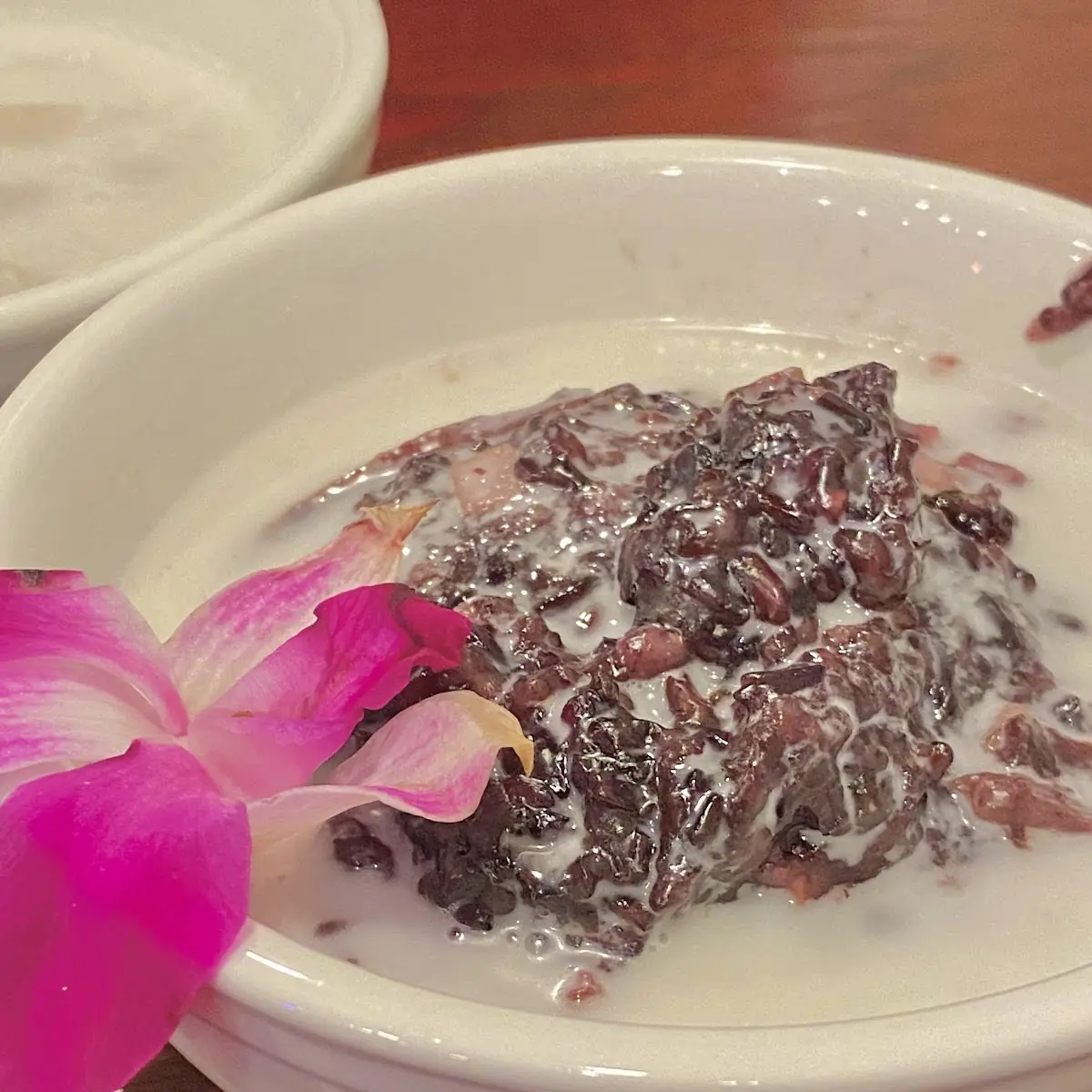Sweet Black Sticky Rice Pudding