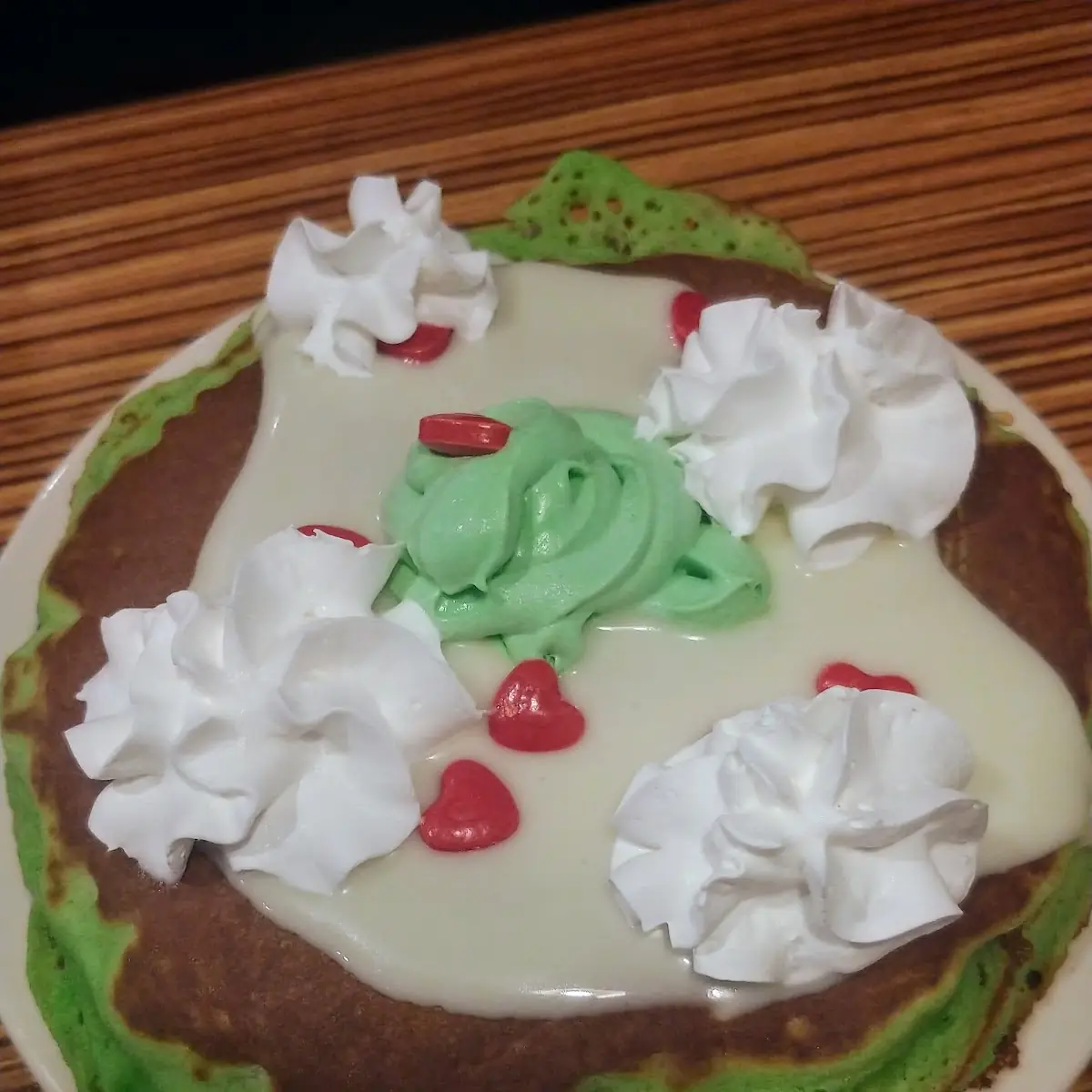 Grinch Pancakes