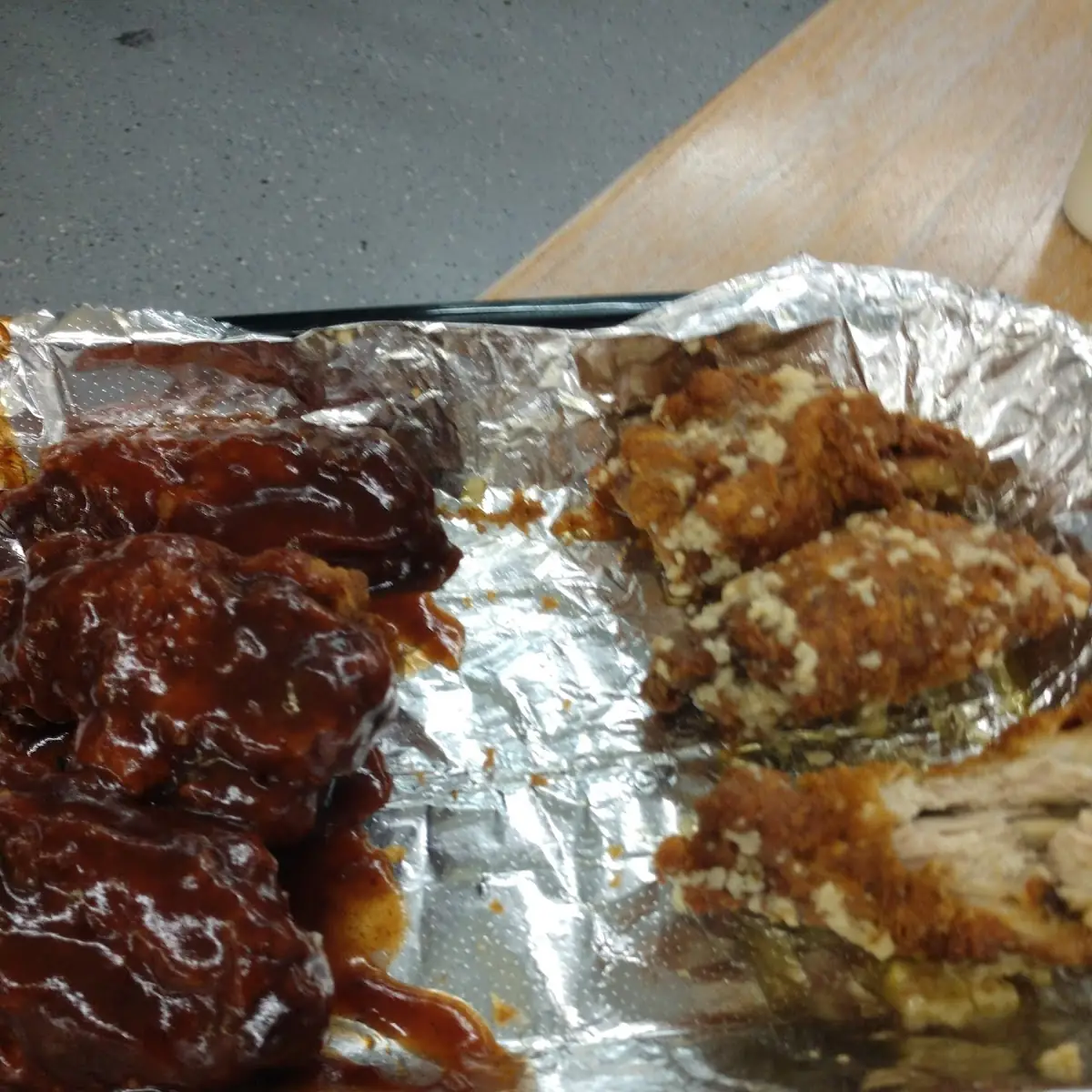Jerk and Garlic Parmesan Wings