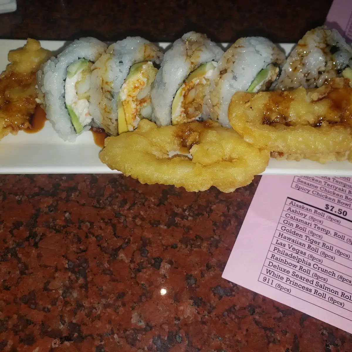 Calamari Tempura Roll