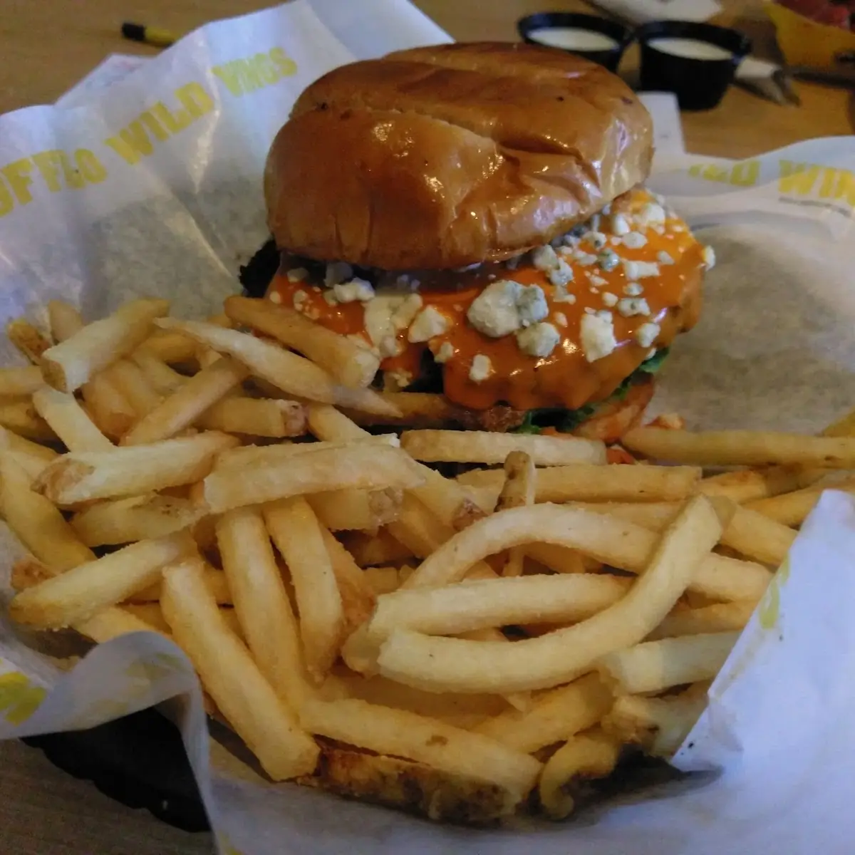 Buffalo Blue Cheese Burger