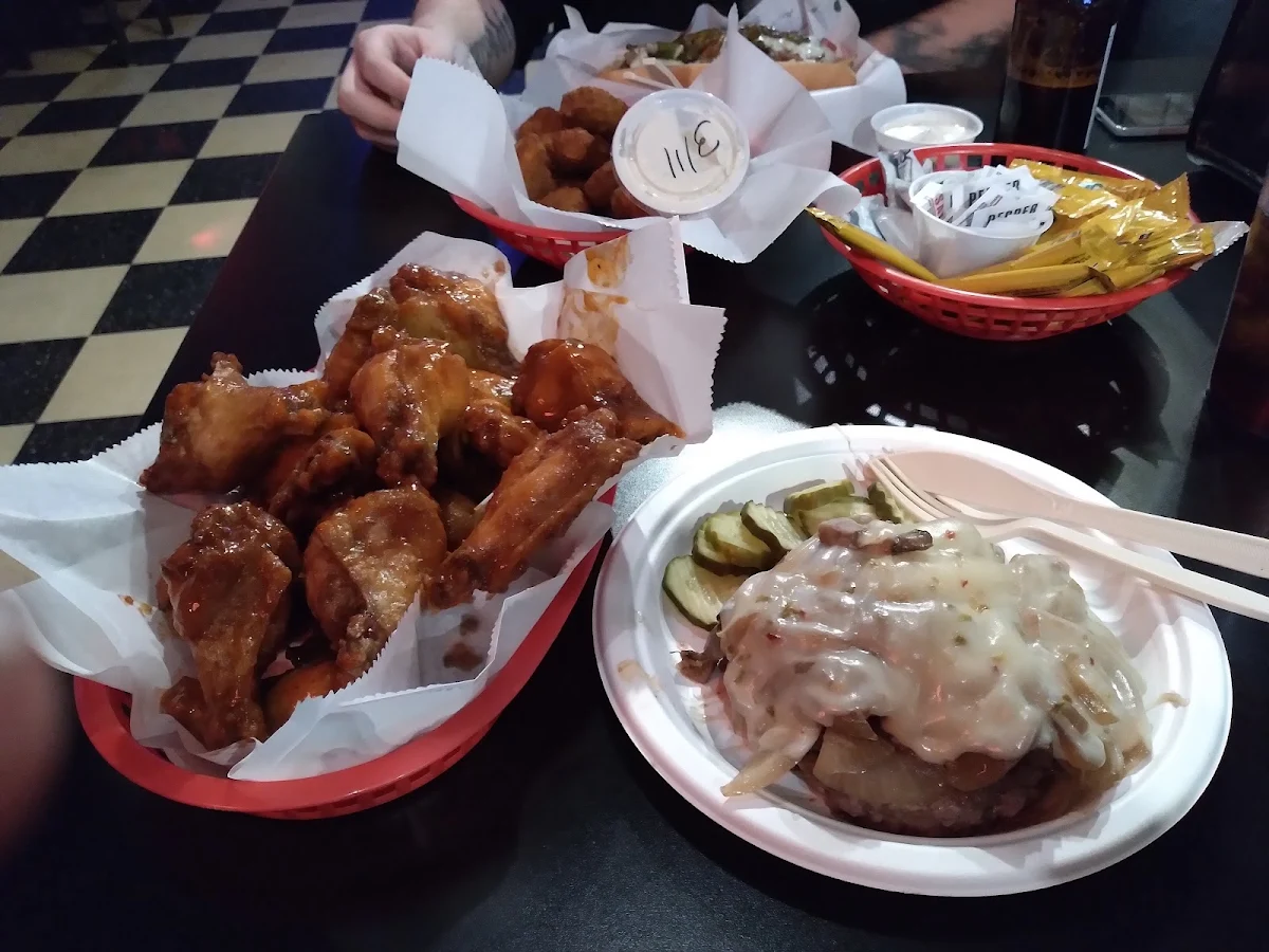 Chicken Wings and the One Pound Burger