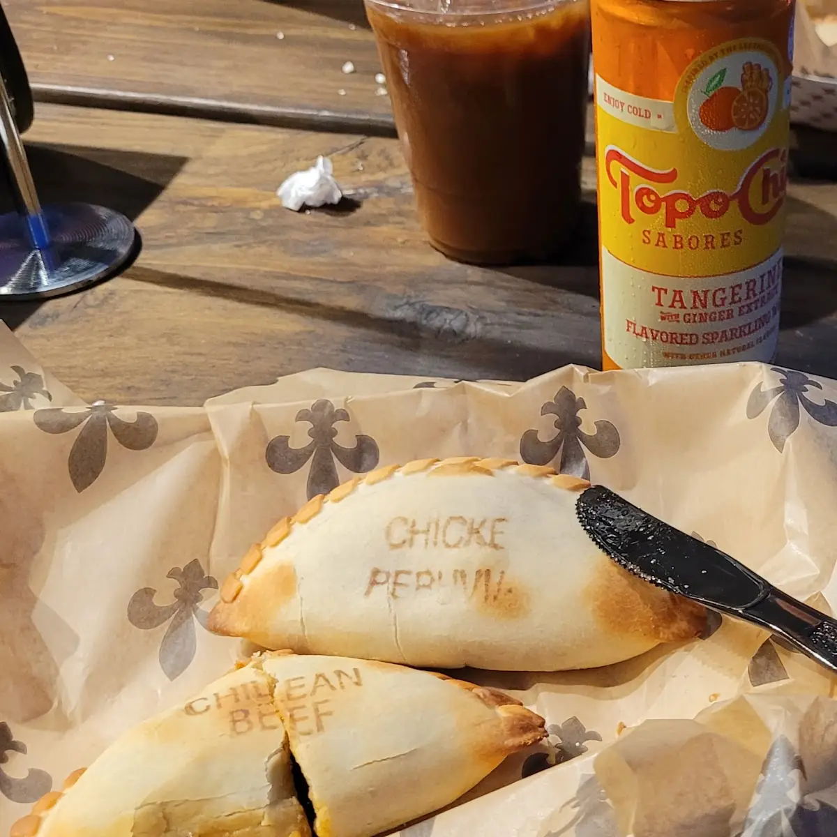 Chicken Peruvian & Chilean Beef Empanada