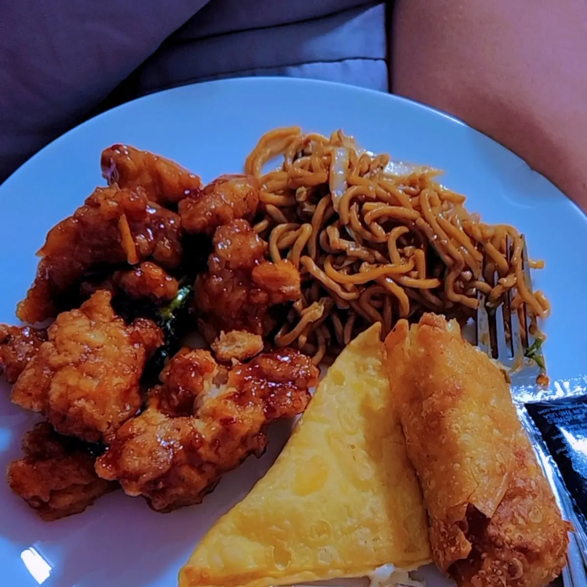 Orange Chicken & Lo Mein Noodles