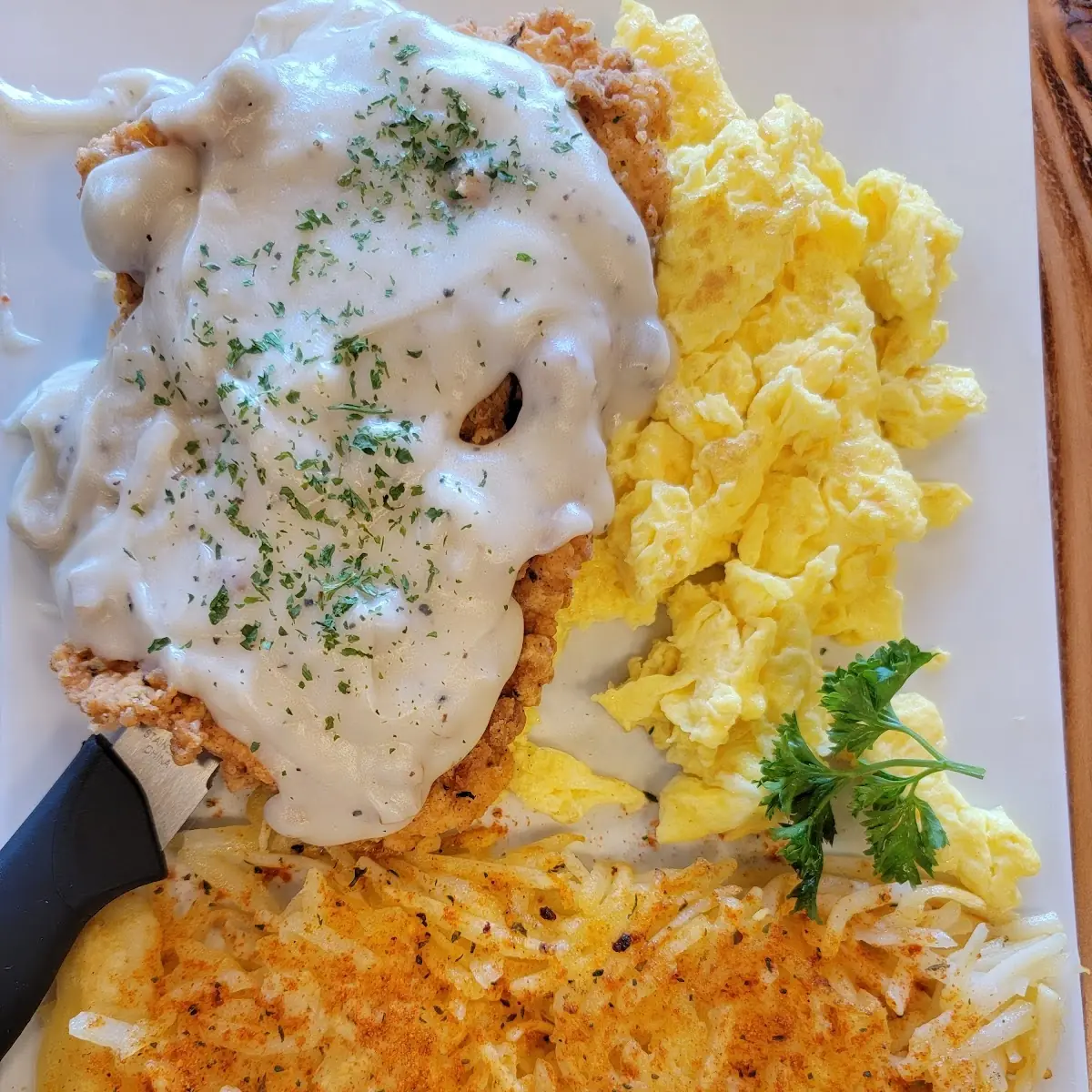 Chicken Fried Chicken & Eggs