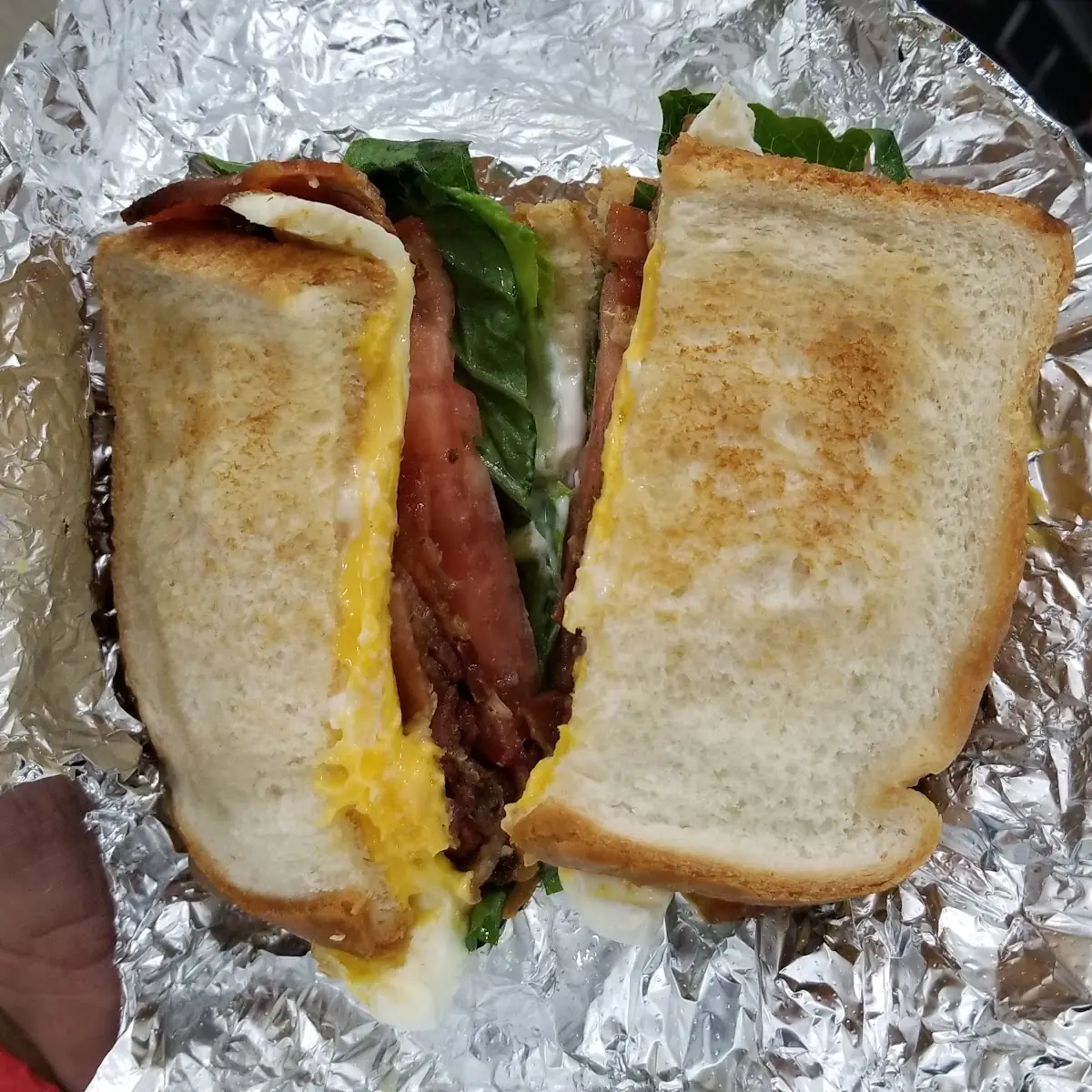 Bacon Egg and Cheese Breakfast Sandwich