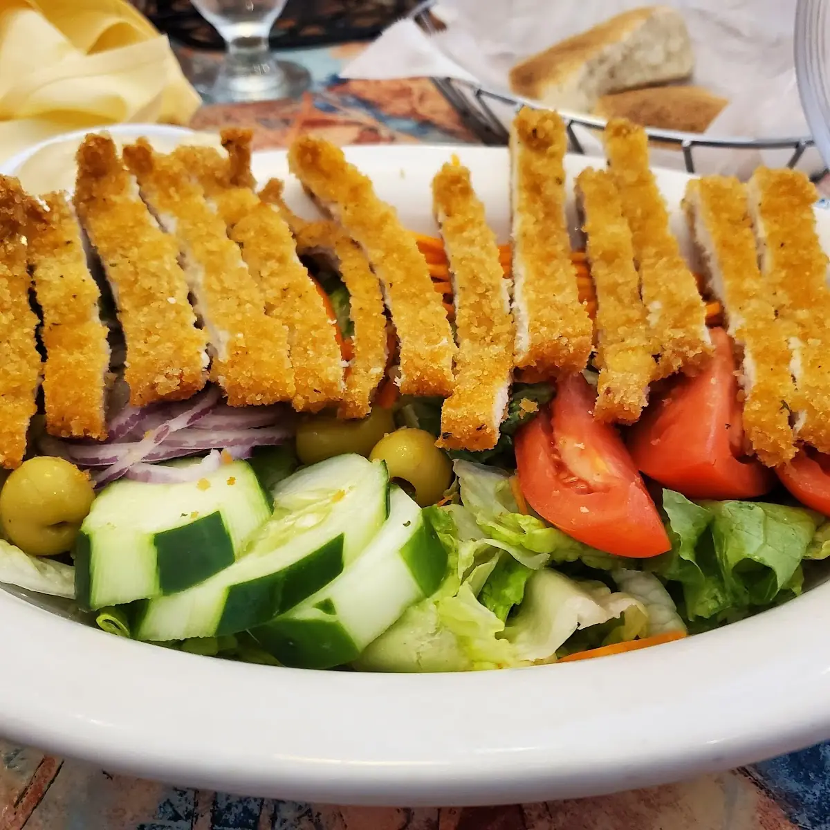 Fried Chicken Garden Salad