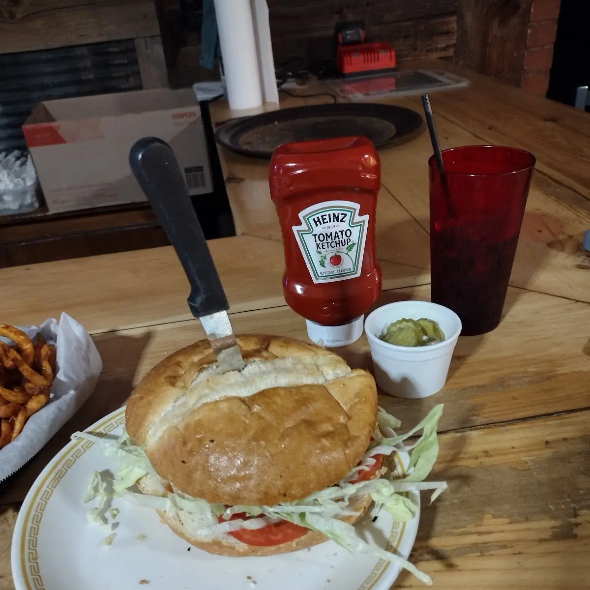 Half Pound Bacon Cheeseburger