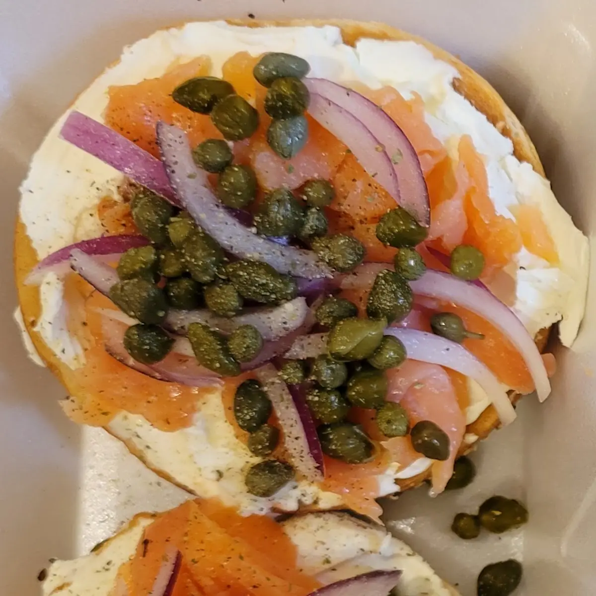 Lox Bagel with Everything Bagel