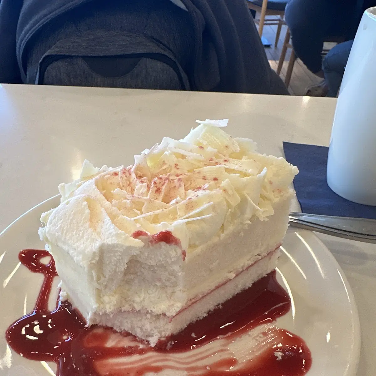 White Chocolate Mousse Cake