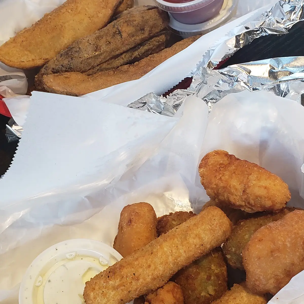 Appetizer Sampler Potato Wedges