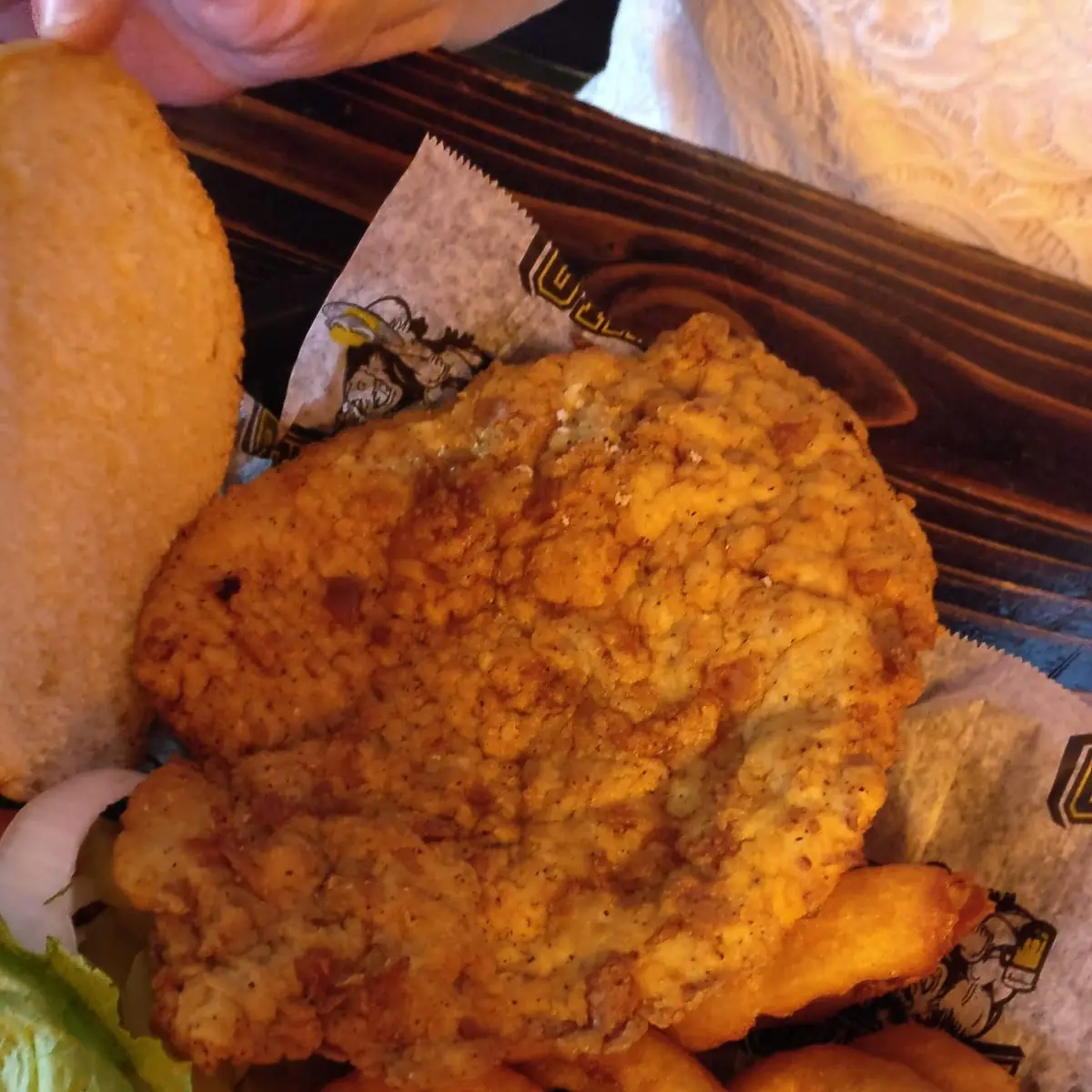 Breaded Pork Tenderloin Sandwich
