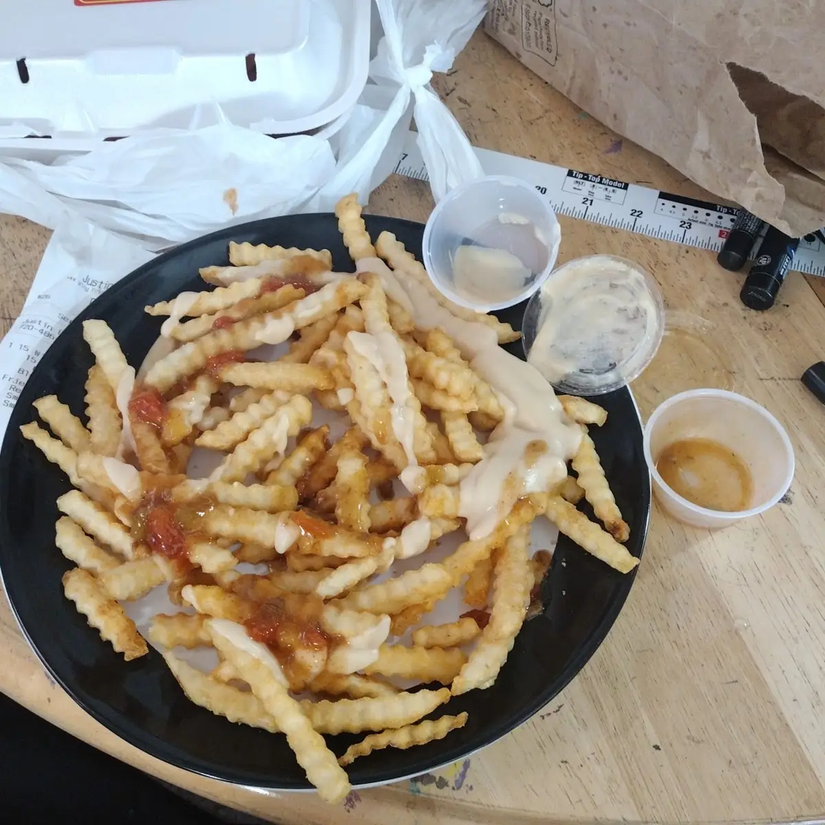 Green Chilli Cheese Fries