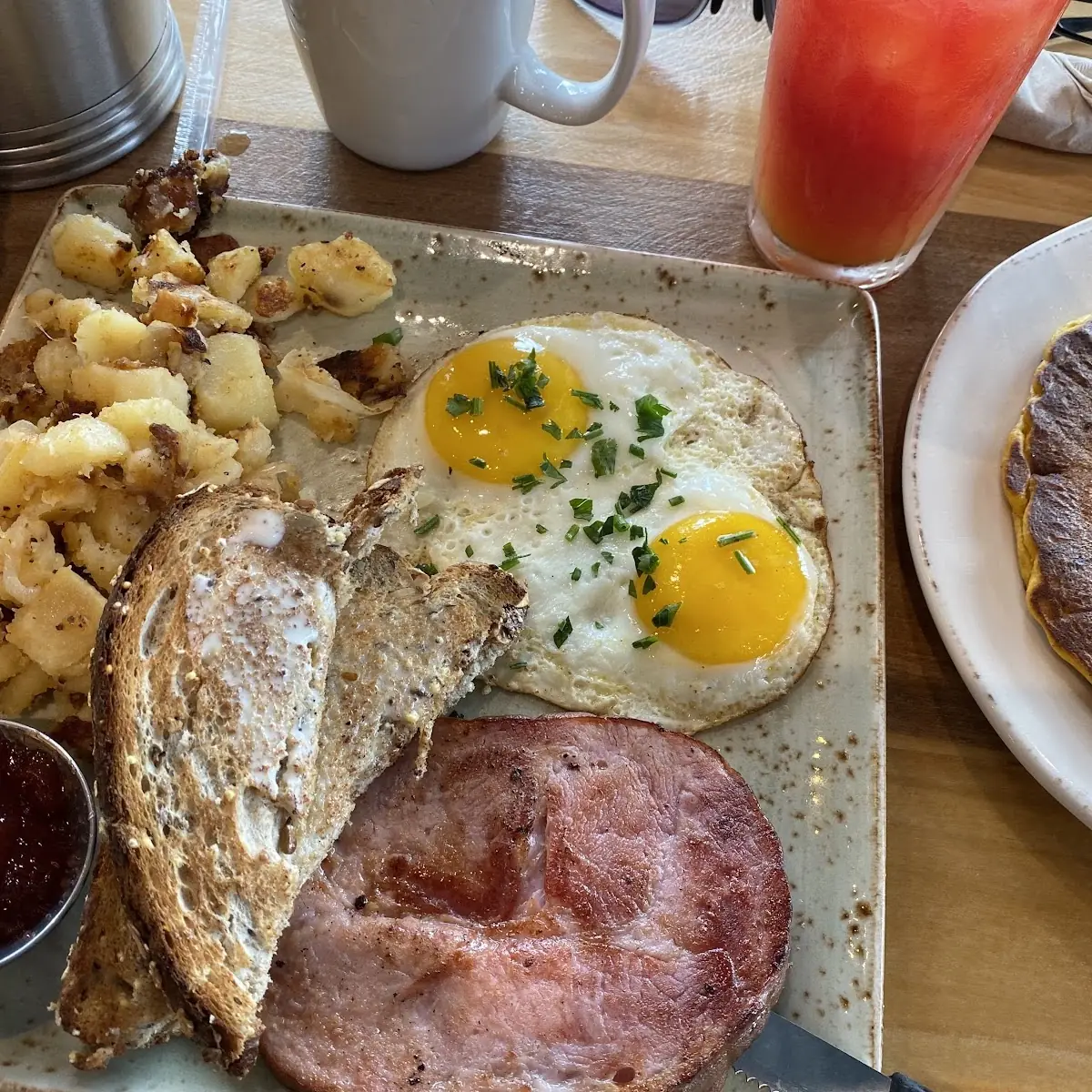 Cinnamon Chip Pancake Breakfast