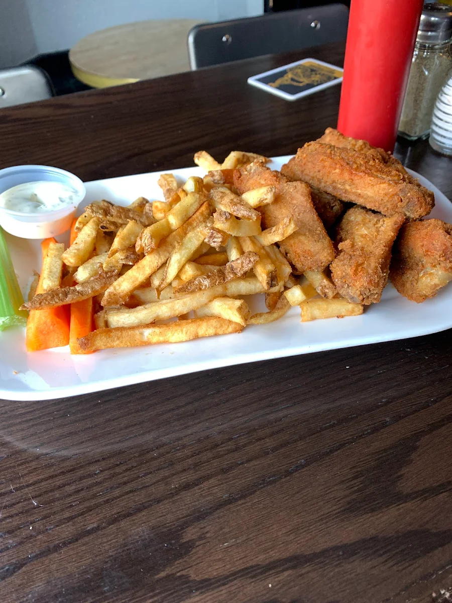 Homemade Fish N Chips, The Dog's Bollocks Pub