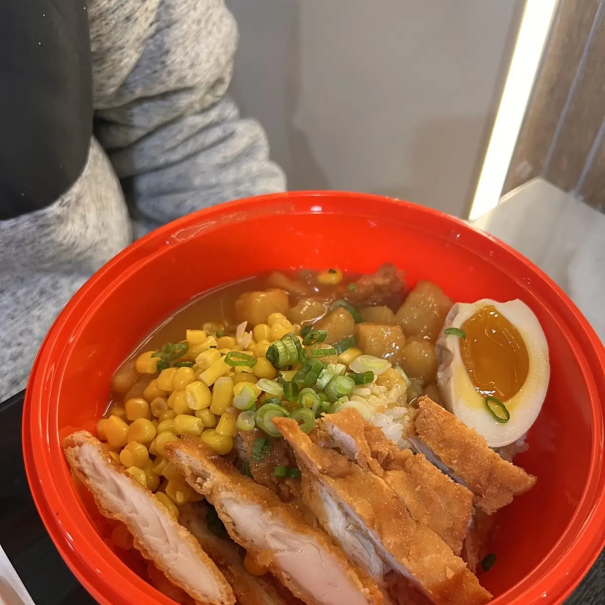 Curry w Fried Chicken Bowl