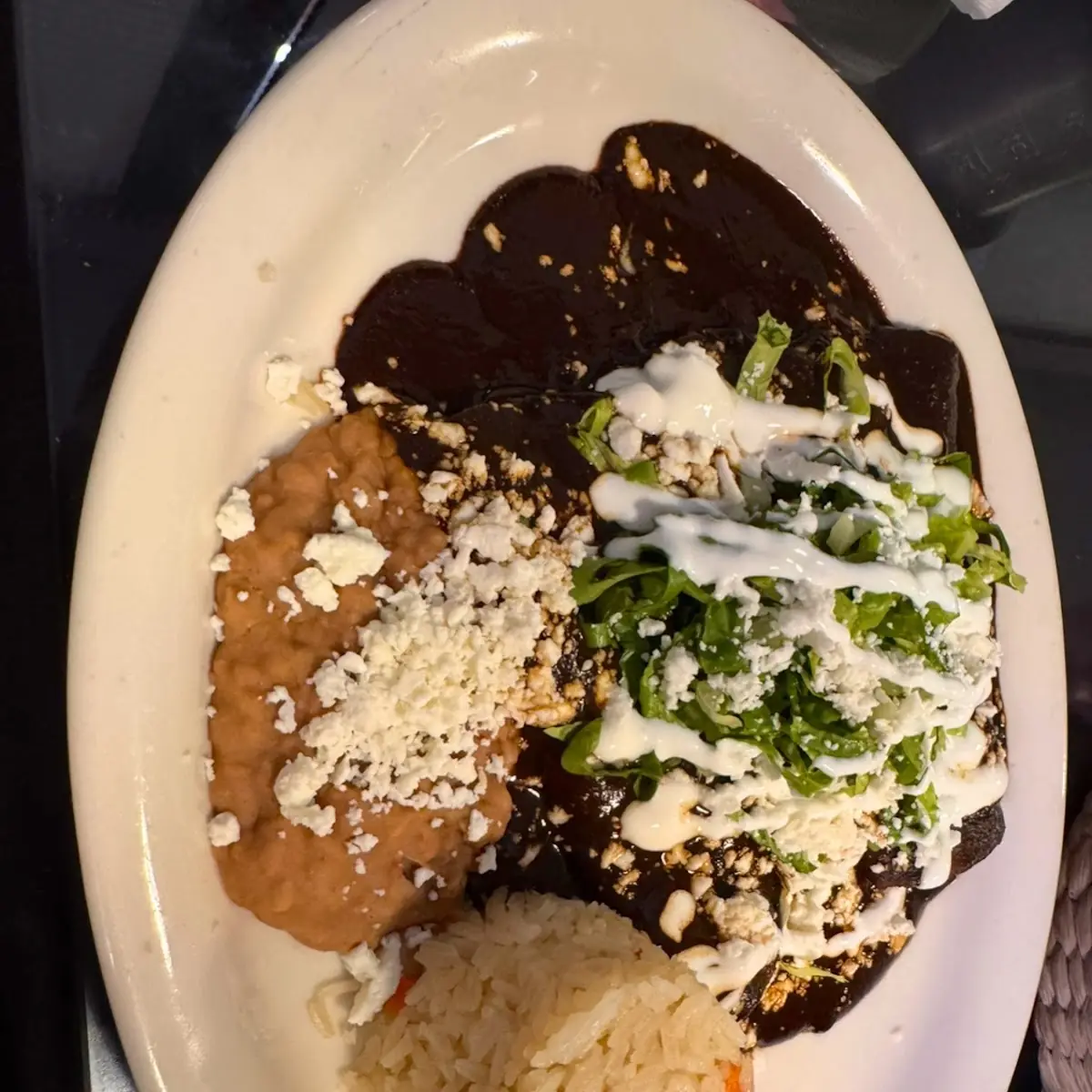 Enmoladas Oxacaquenas De Queso Blanco