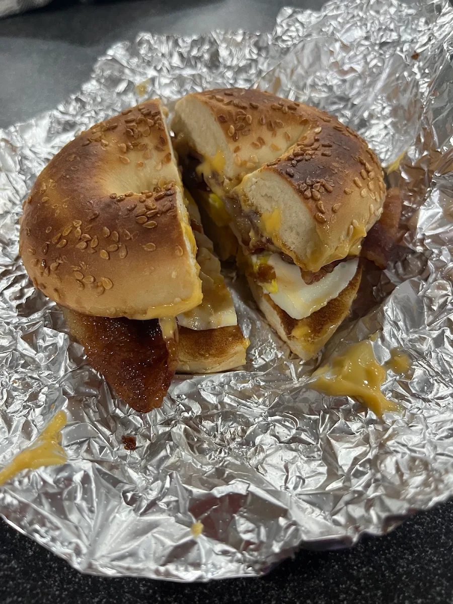 Bacon Egg Cheese Bagel