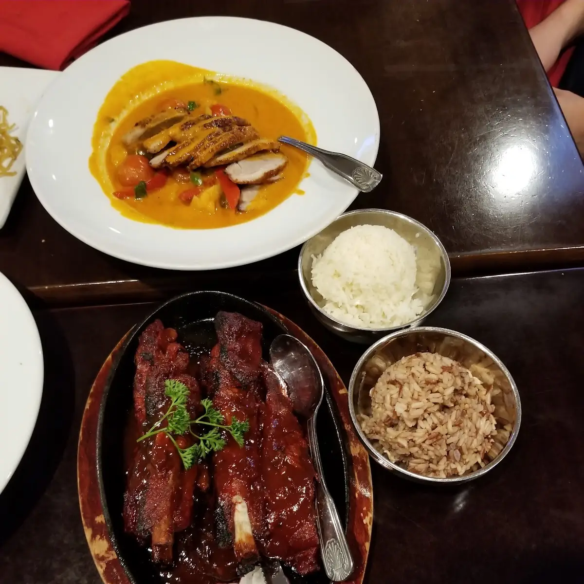 Honey BBQ Pork Ribs & Duck Curry