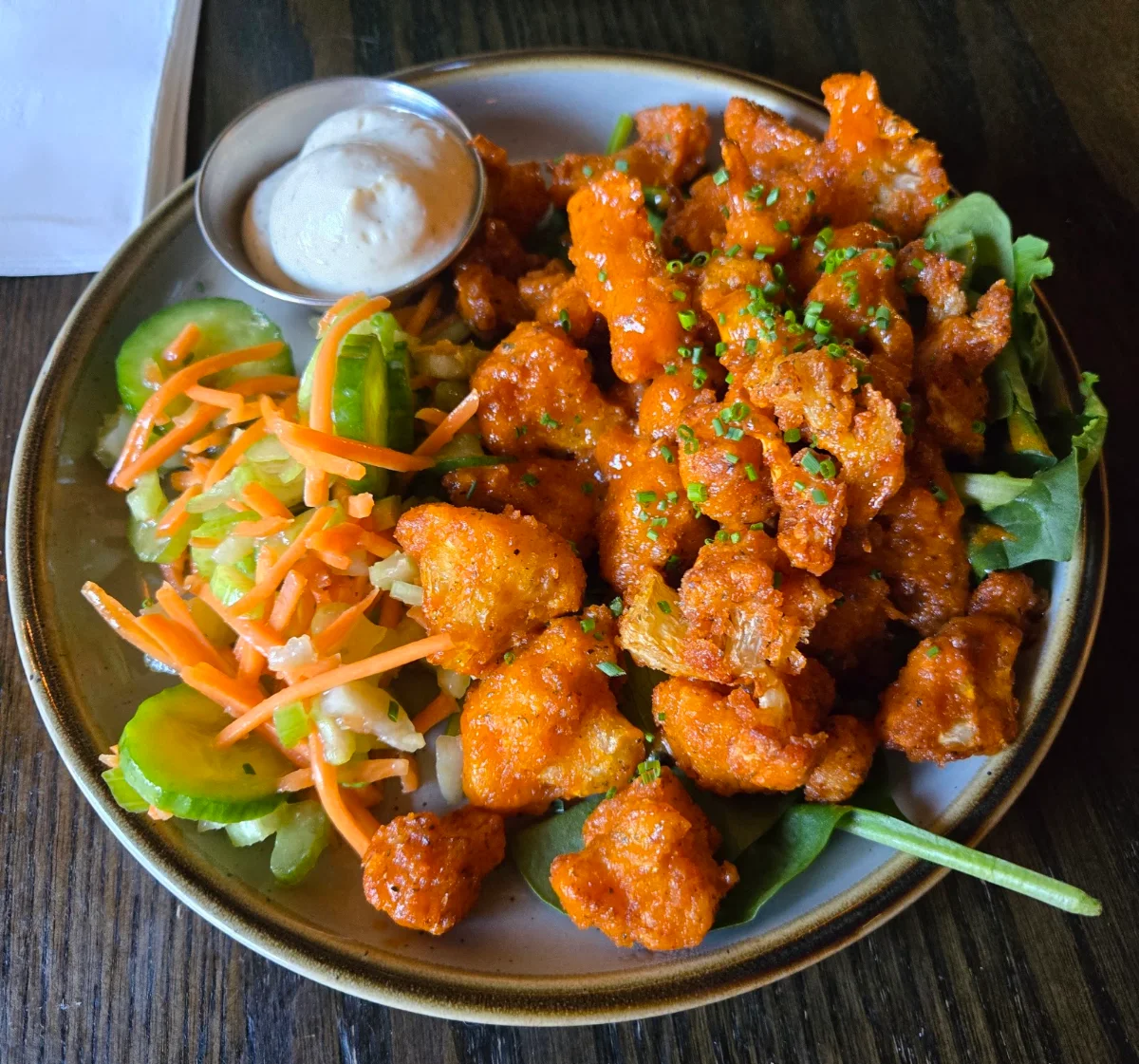 Buffalo Cauliflower Bites