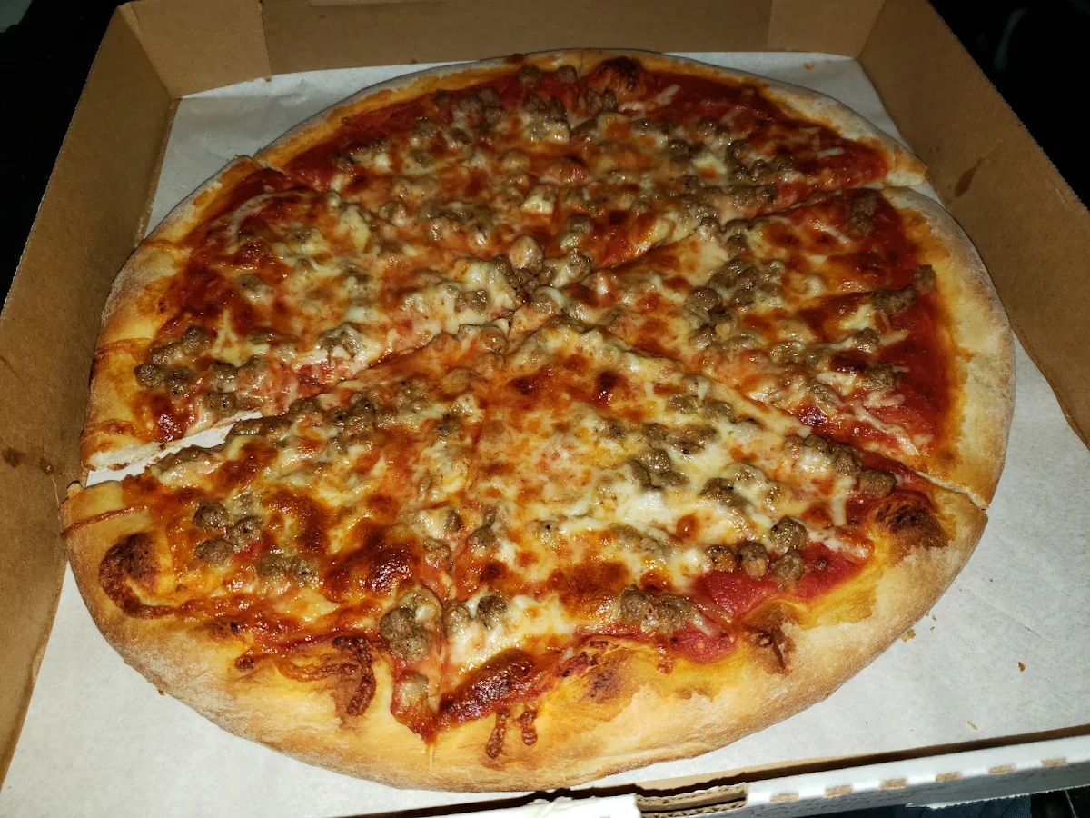 Sausage Pizza with Xtra Sauce