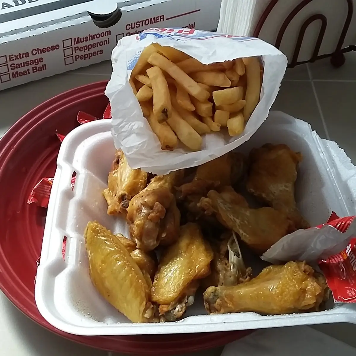 Wings and Fries
