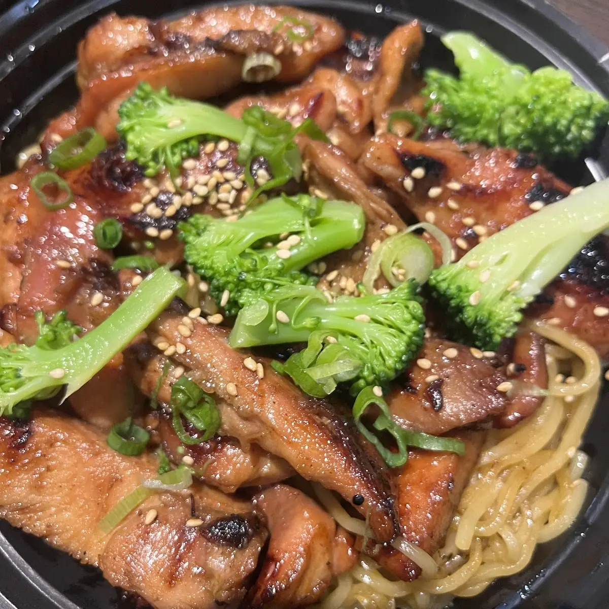 Honey Chicken with Noodles