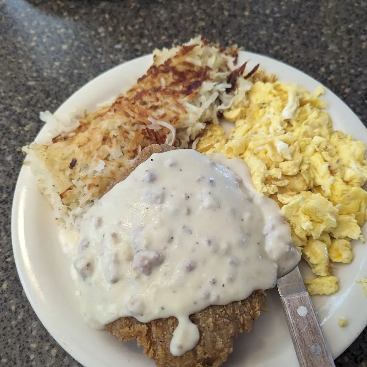 Country Fried Steak & Eggs