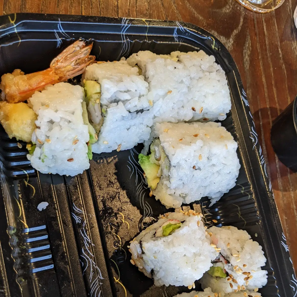California & Tempura Shrimp Roll