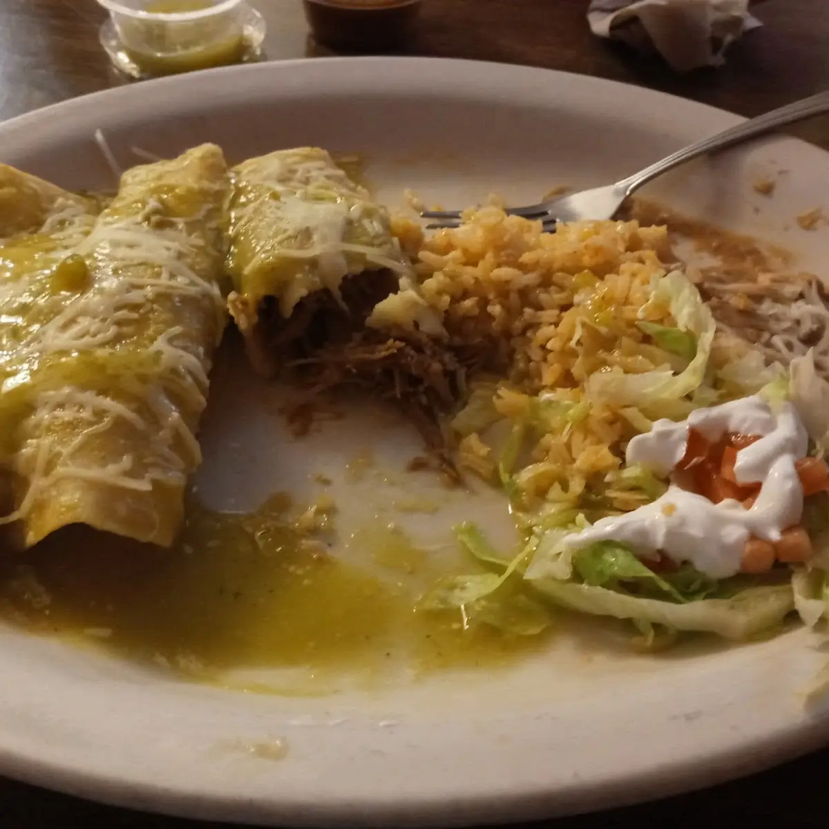 Enchiladas Verdes
