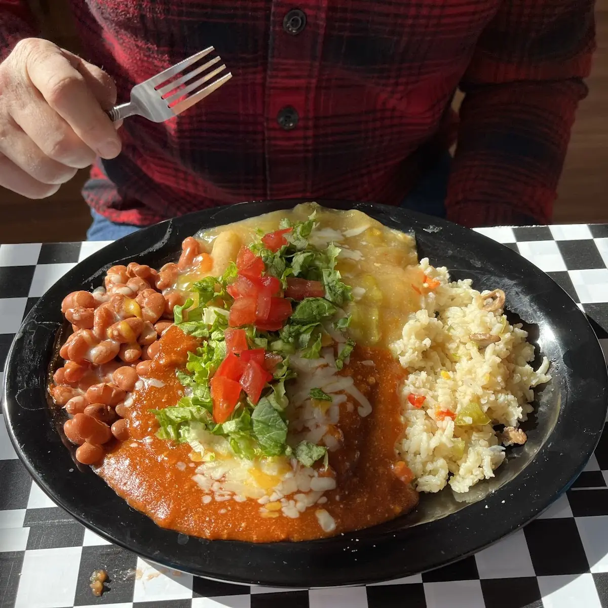 Smothered Burrito Plate