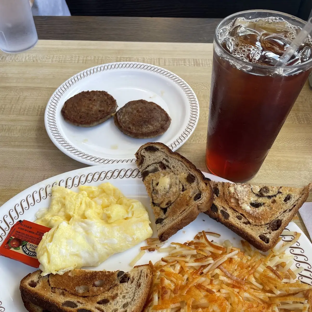 Cheese N' Eggs with Raisin Toast