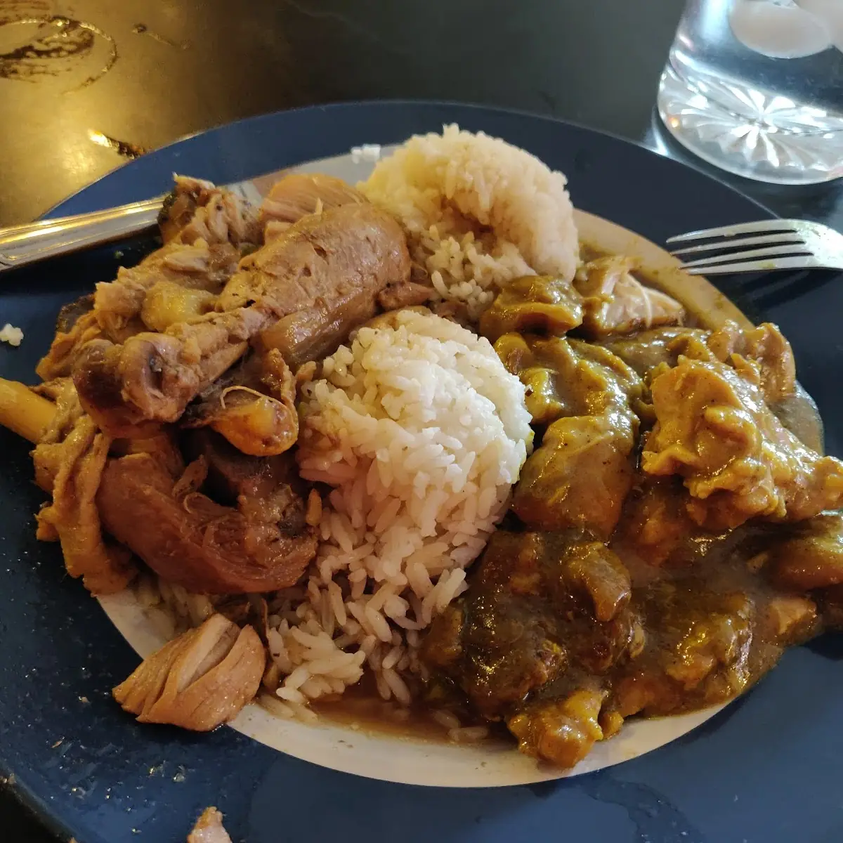 Chicken Adobo and Chicken Curry