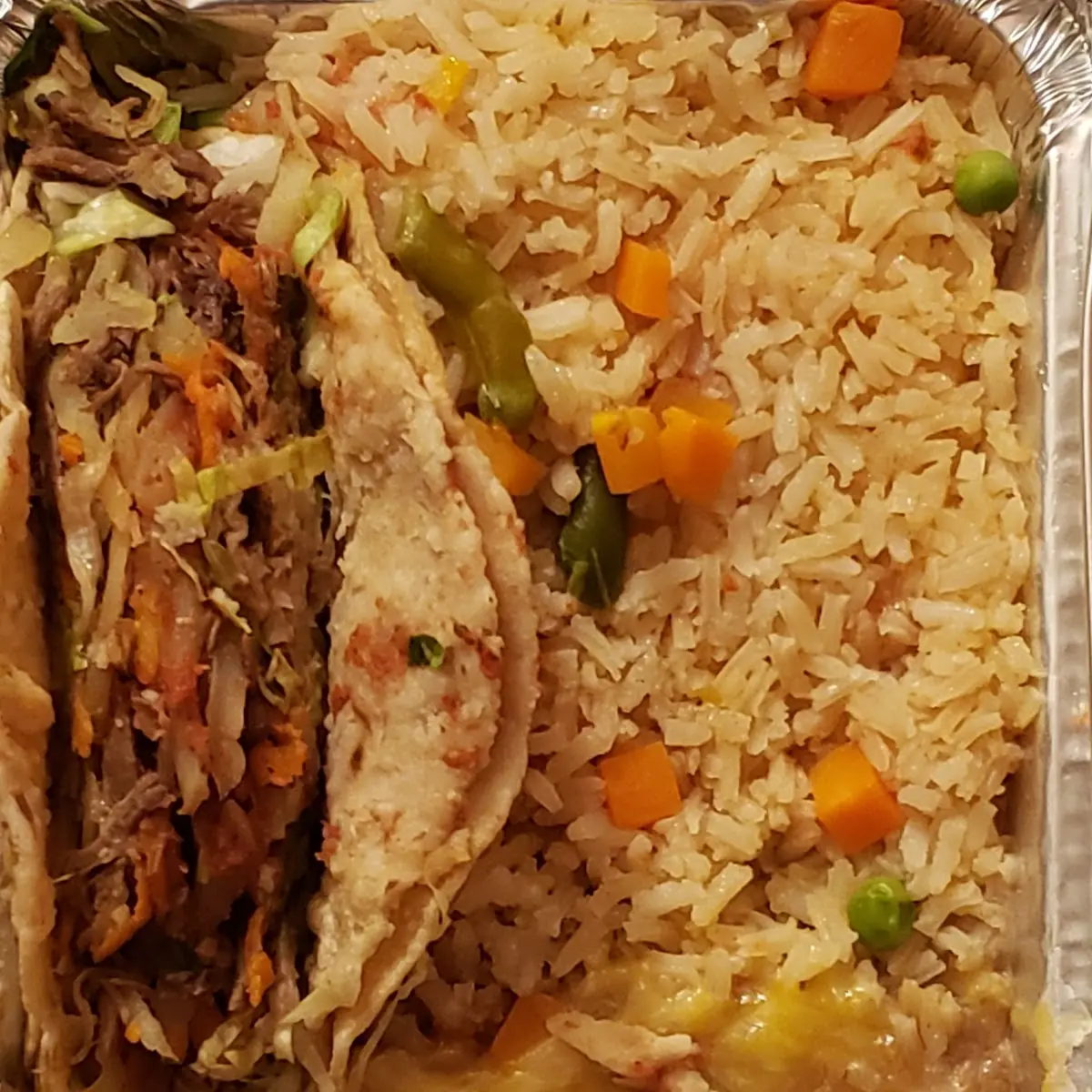 Shredded Beef Taco Combo