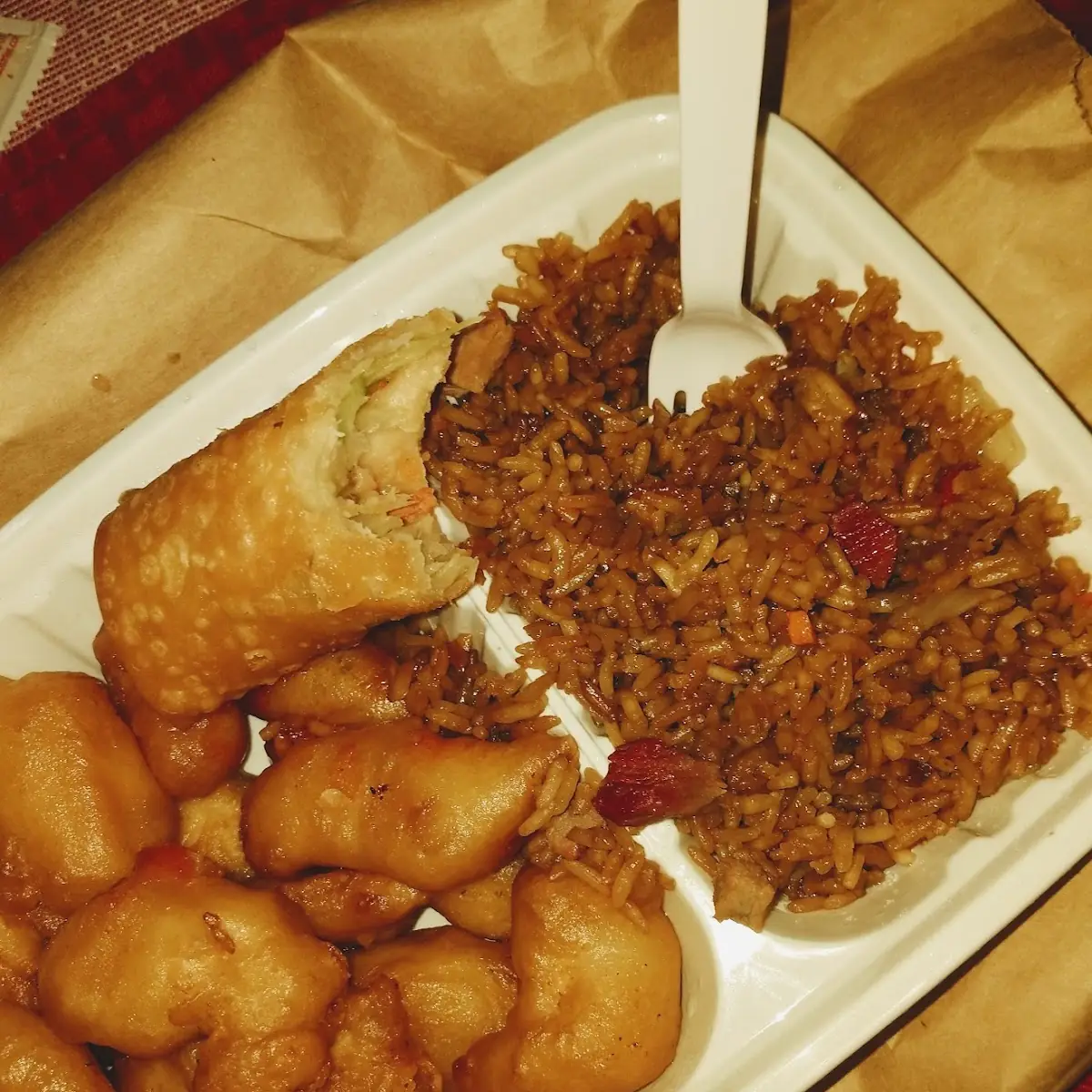 Sweet and Sour Chicken Fried Rice