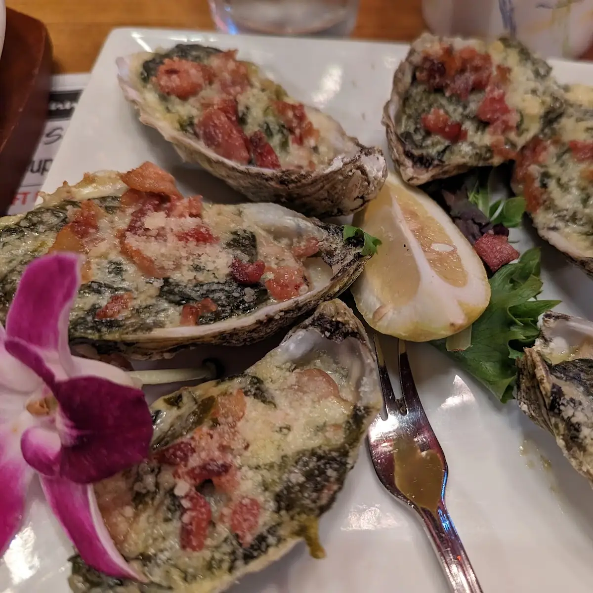 Baked Oysters Rockefeller