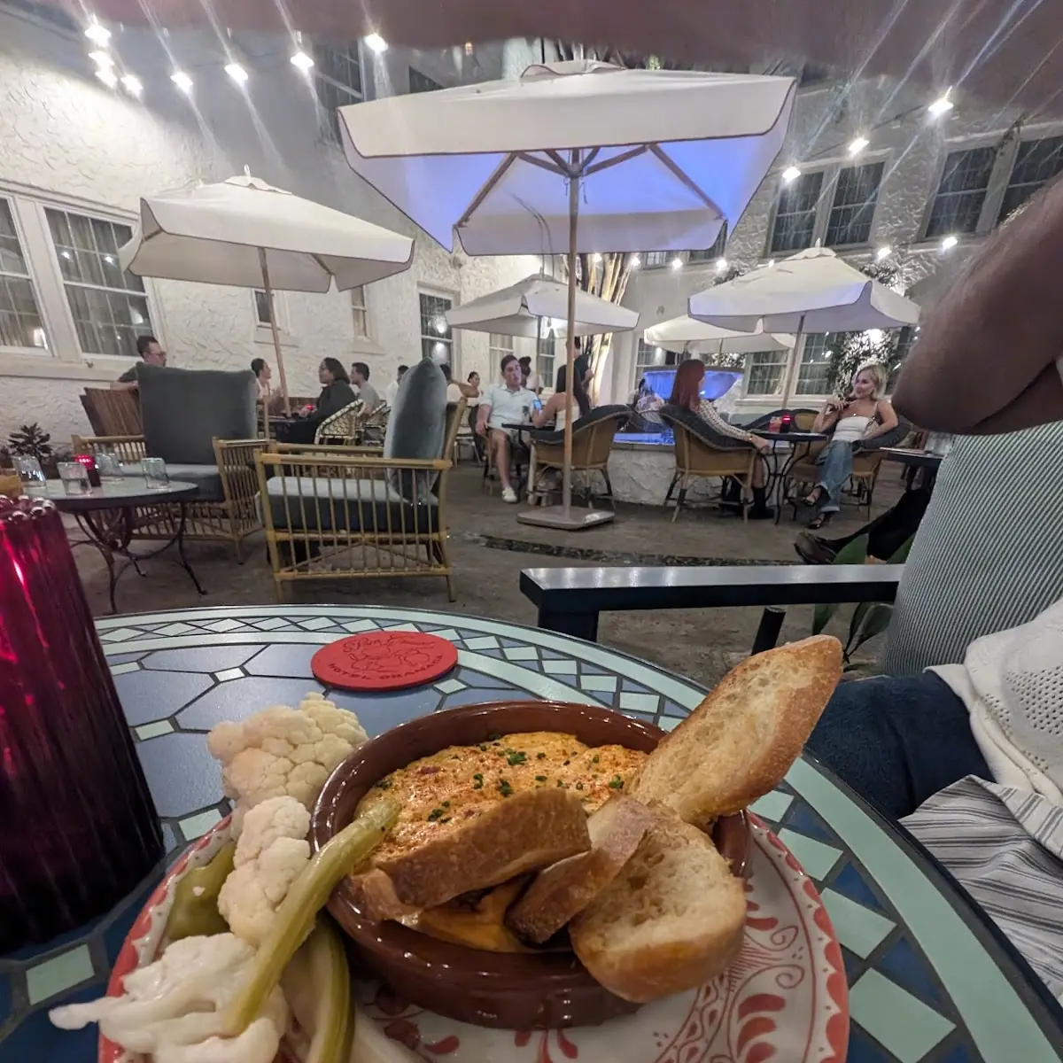 Pickled Vegetables and Hummus