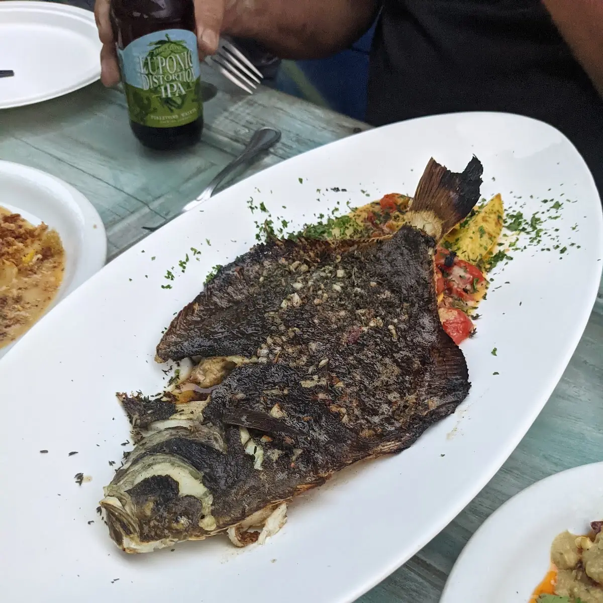 Wood Fired Local Fish