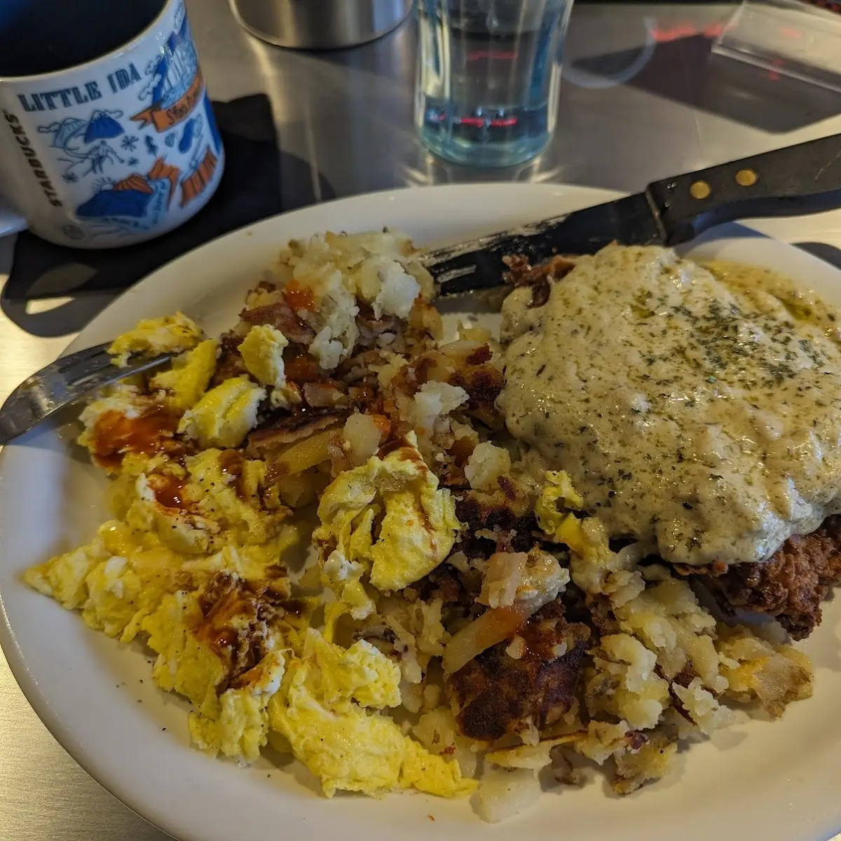 Chicken Fried Steak and Eggs