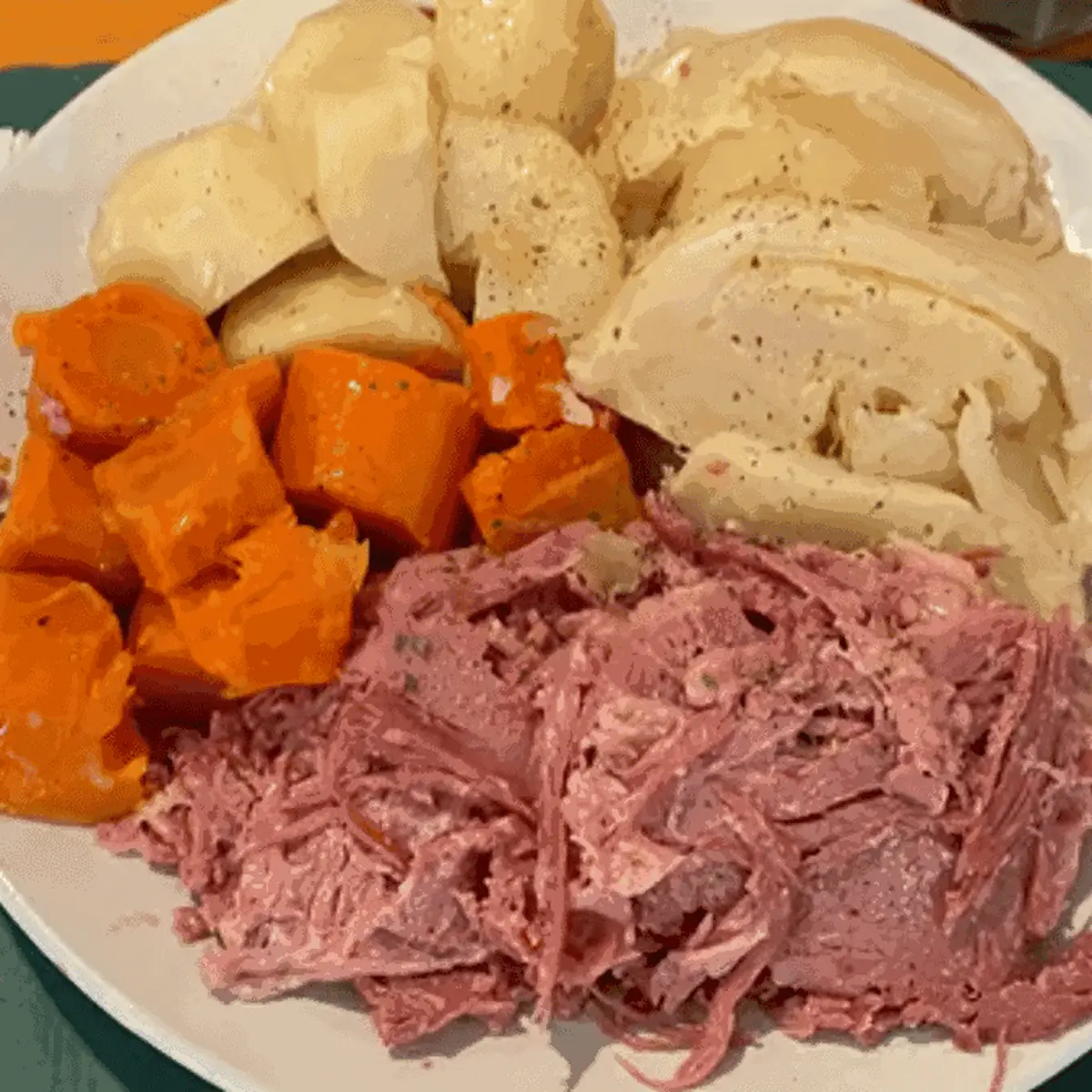 Corned Beef and Cabbage Dinner