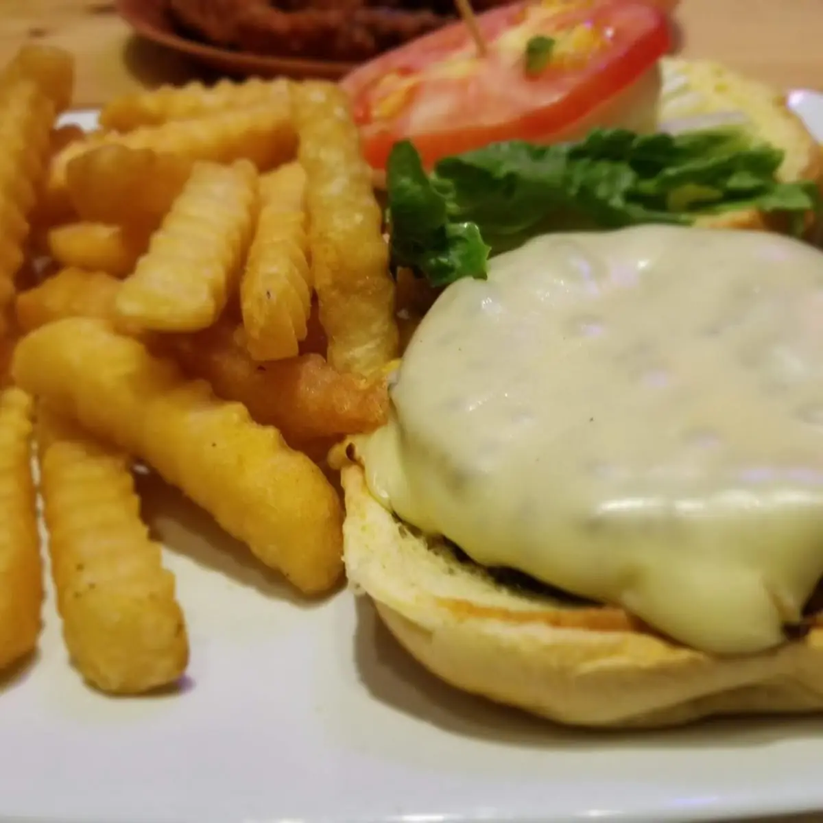 Cheeseburger and Fries