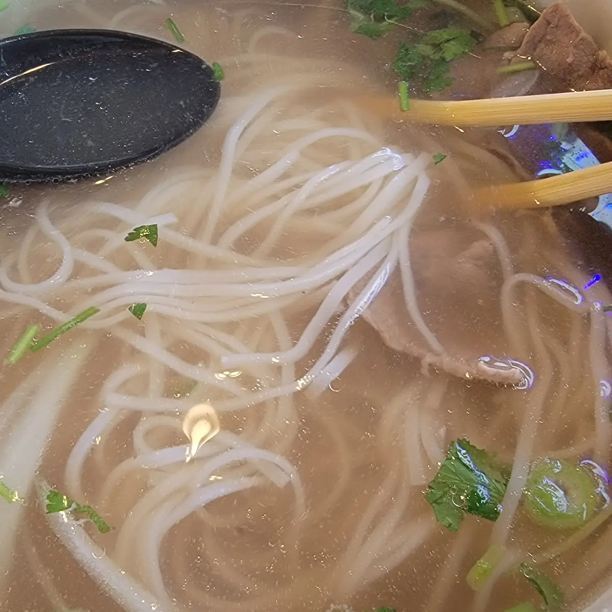 Pho with Well Done Beef and Tripe