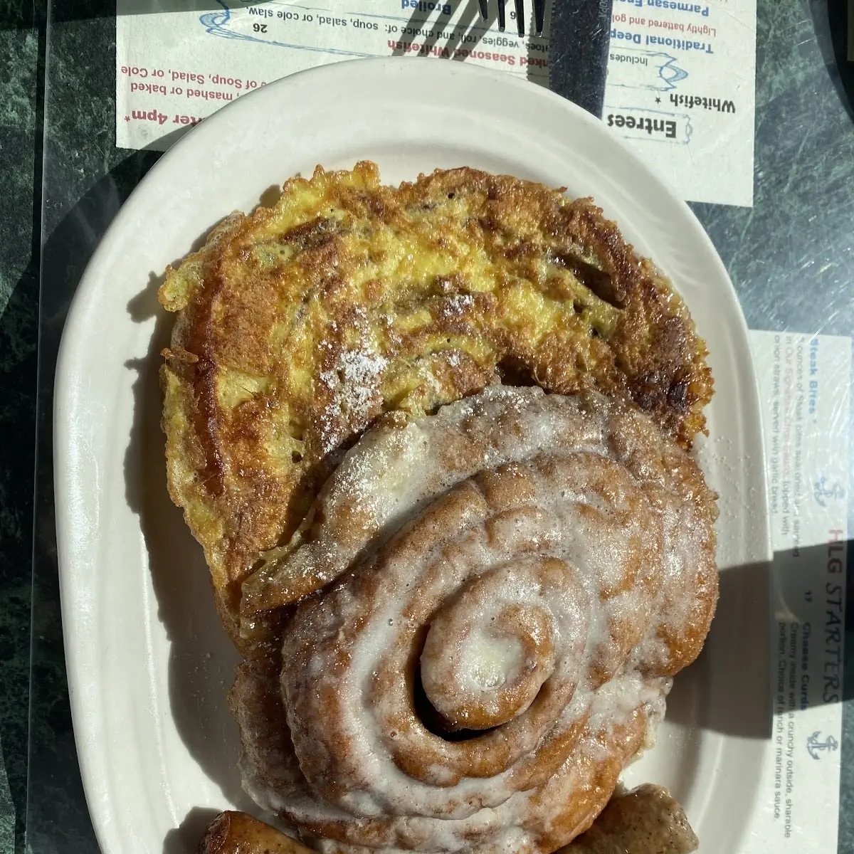 The Big Catch Cinnamon Roll
