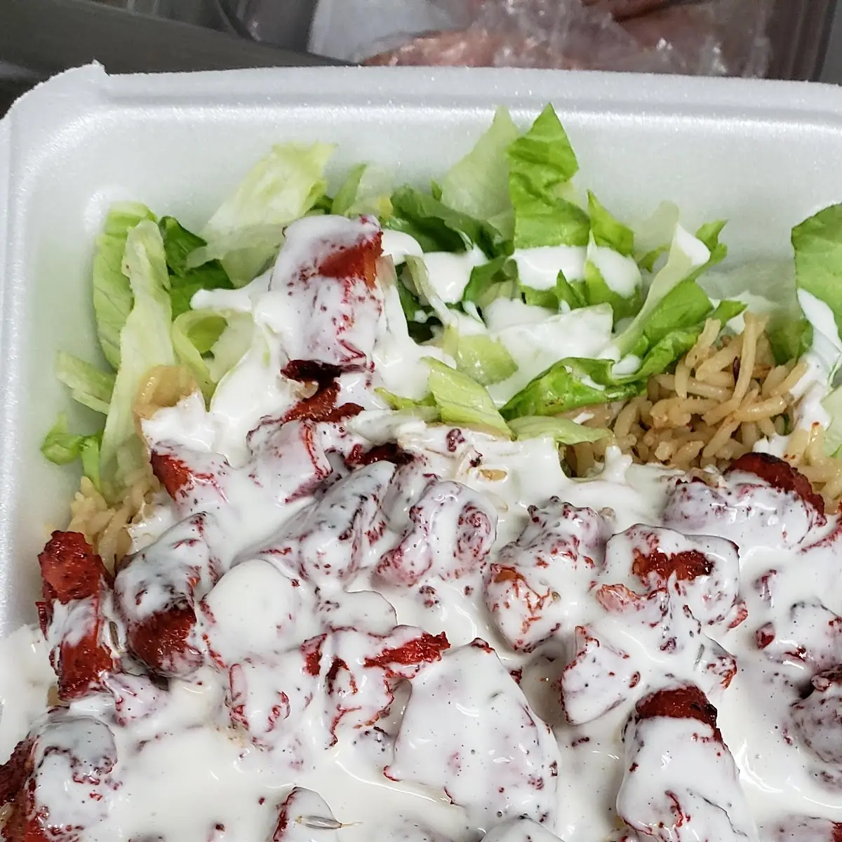 Spicy Chicken Gyro Platter