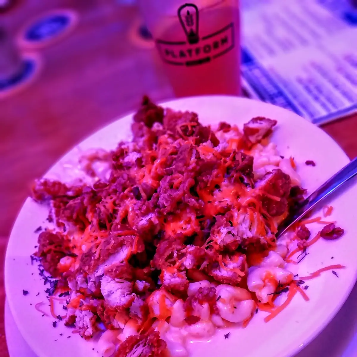 Crispy Chicken Mac and Cheese