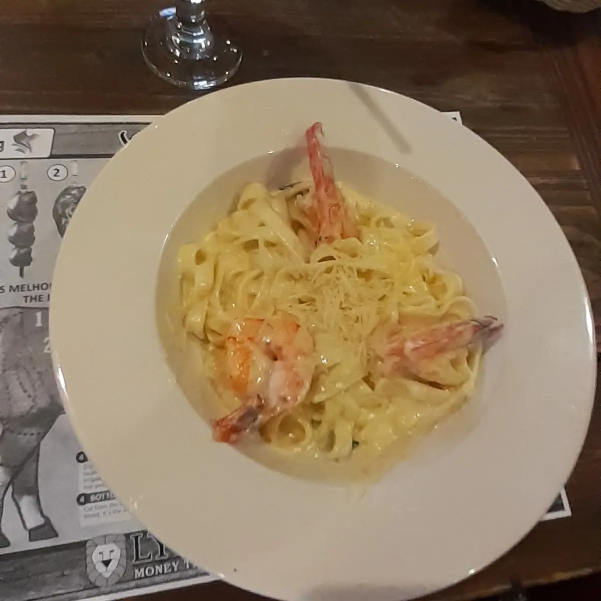 Shrimp Alfredo